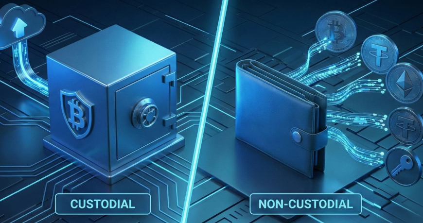 Кастодиальные и некастодиальные криптокошельки