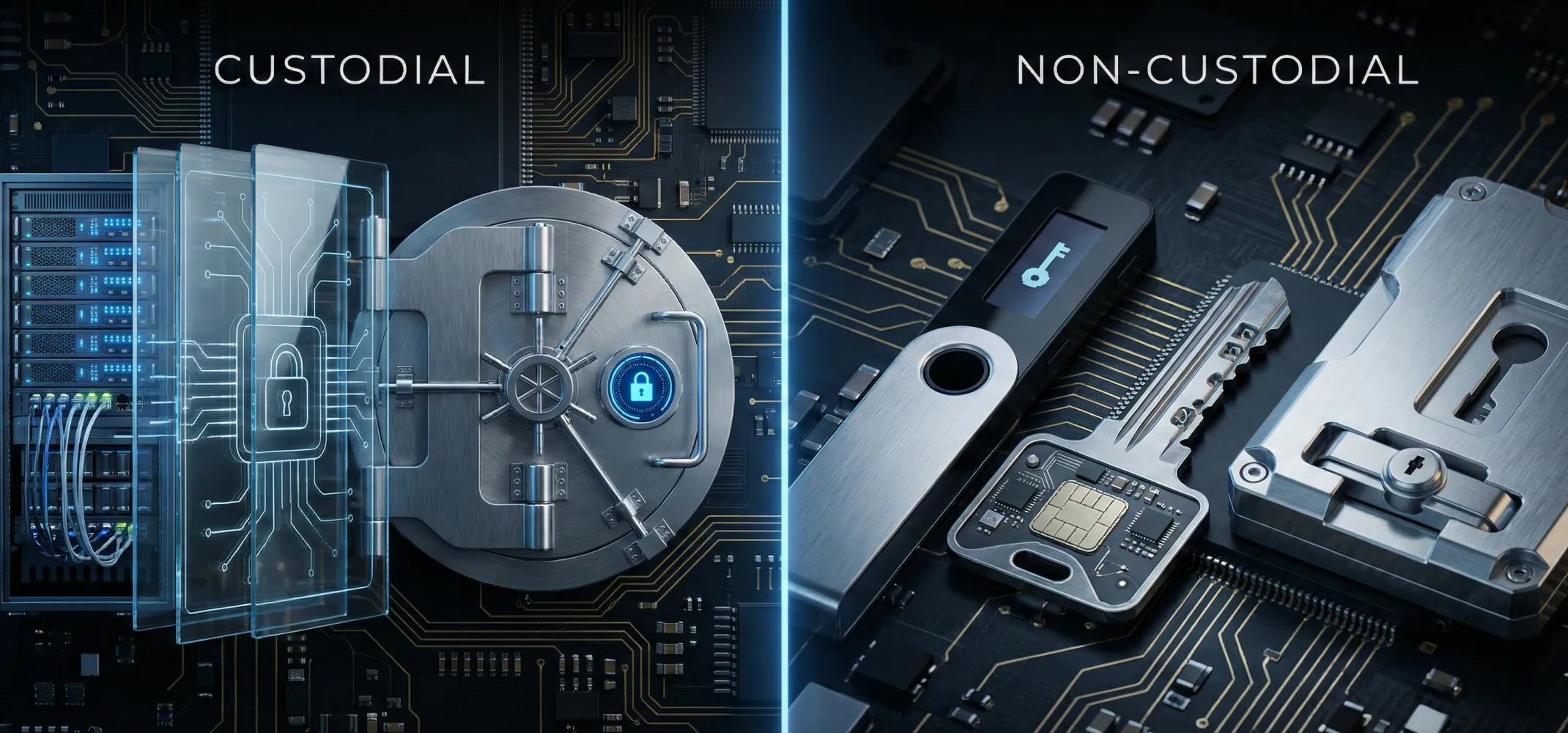 Виды криптокошельков: кастодиальные и некастодиальные
