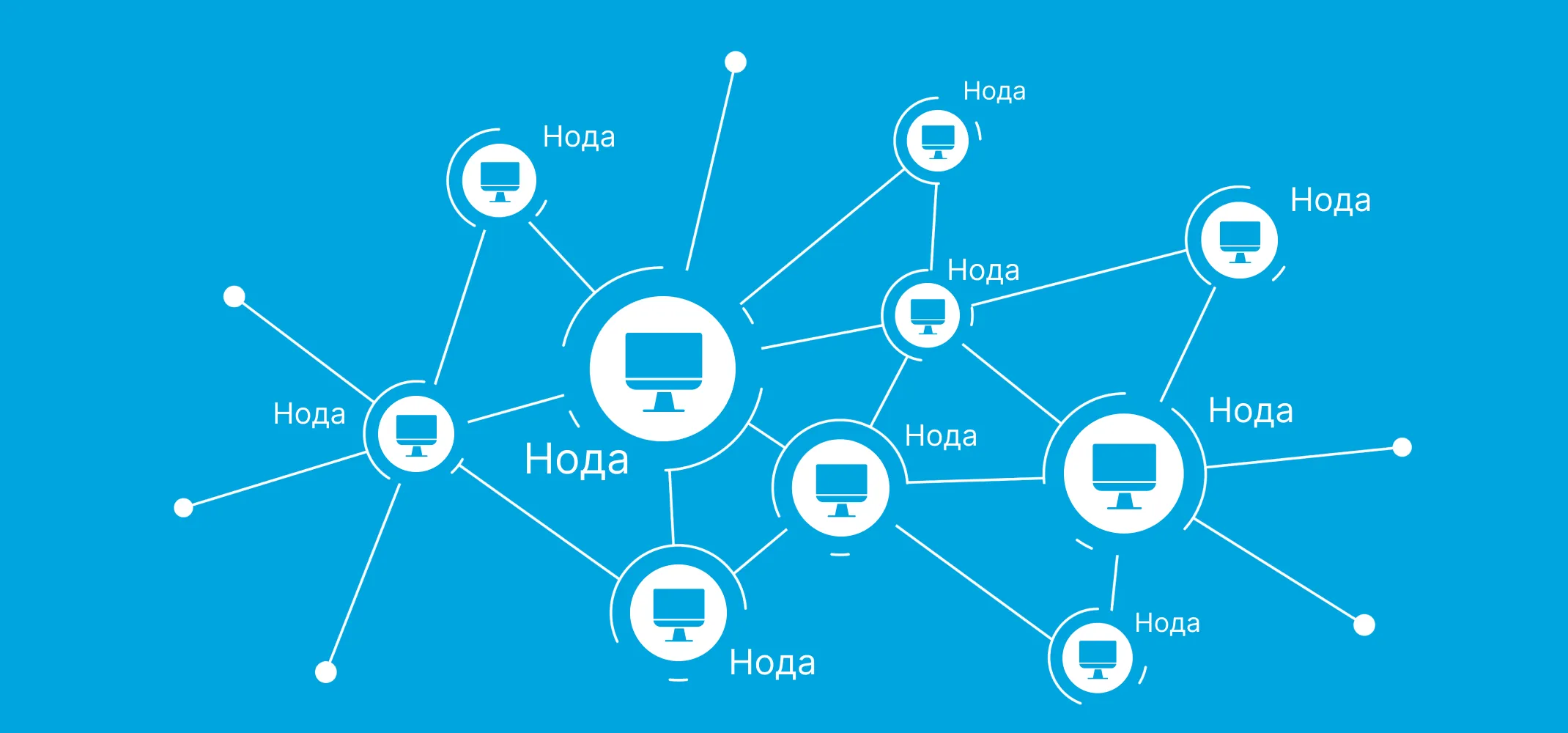 Принцип работы децентрализованной сети